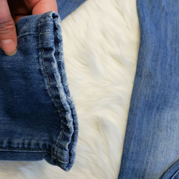 JOE FRESH Boyfriend Distressed Ripped Jeans Sz 25 - Picture 7 of 10